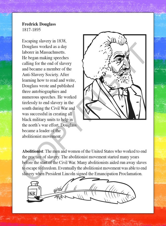 ZOCO - Black History - Educational Coloring Books (25 Bulk Pack, Without Crayons) - African American History Month Handout - Games, Puzzles, Activities for Kids - Image 2